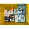 Image 1 : Bin of assorted electronics, bin included