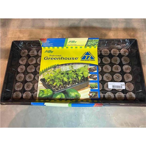 Jiffy professional Greenhouse package grows 72 plants 36mm peat pellets