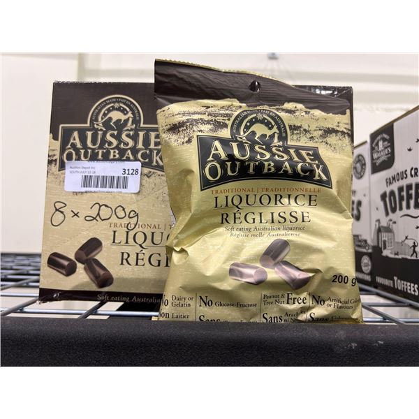 Aussie Outback traditional liquorice 8 x 200g