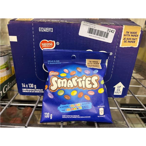 Nestle Smarties Candy coated milk chocolate 14 x 130g