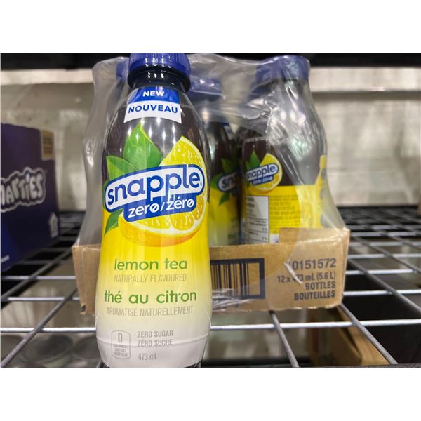 Snapple Zero lemon tea naturally flavoured 12 x 473ml