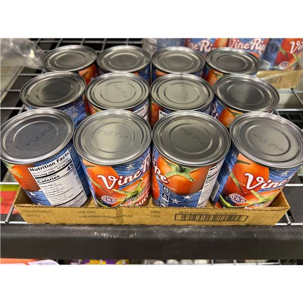 Vine Ripe low sodium traditional pasta sauce 12 x 425g