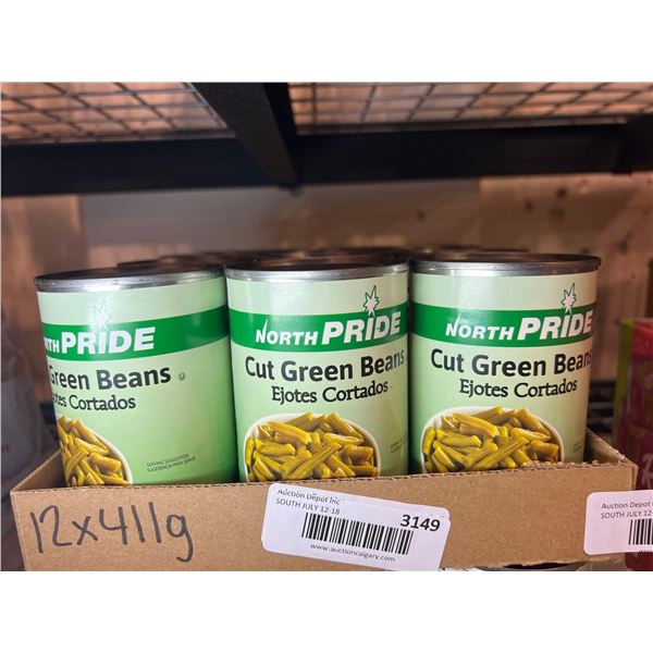 North Pride Cut Green Beans 12 x 411g