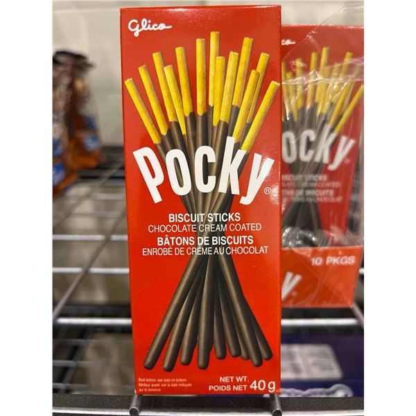 Pocky - Chocolate Cream Coated Biscuit Sticks (20 x 40g)
