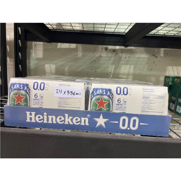 Heineken - 0.0% Alcohol Free Beer (24 x 330mL)