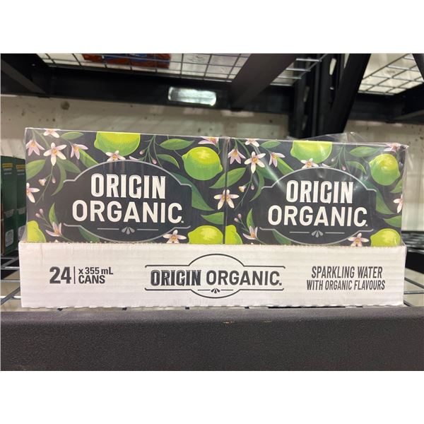 Origin Organic - Sparkling Water, Lime (24 x 355mL)