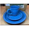 Image 1 : Dinner Plates, Desert Plates and Mugs (BLUE)