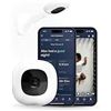 Image 1 : Nanit Pro Smart Baby Monitor & Wall Mount – 1080p Secure Wi-Fi Video Camera, Sensor-Free Sl