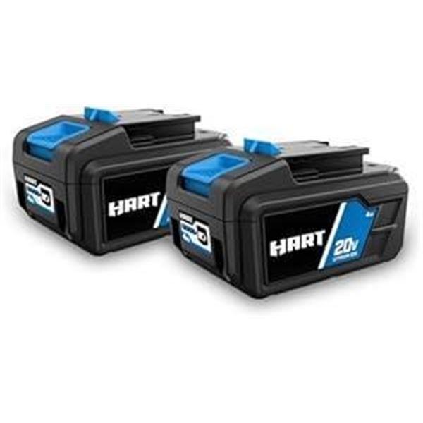 HART 2-Pack 20-Volt Lithium-Ion 4.0Ah Batteries (Charger Not Included) (PHOTO DOESNT MATCH PRODUCT C