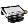 Image 1 : T-fal Gc712d54 Optigrill + Stainless Steel Electric Grill, Indoor Grilling, Bbq/grill Perfect Steaks