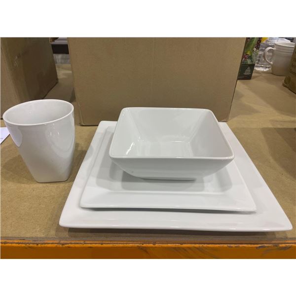 White Dinner Plates, Desert Plates, Bowls and Mugs