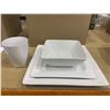 Image 1 : White Dinner Plates, Desert Plates, Bowls and Mugs