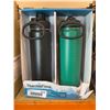 Image 1 : ThermoFlask 24oz Stainless Steel Insulated Water Bottles, 2-pack