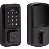 Image 1 : Weiser Halo Matte Black WiFi Smart Lock, Keyless Entry Door Lock, Touchscreen Keypad Door Lock, Amaz