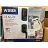 Image 2 : Weiser Halo Matte Black WiFi Smart Lock, Keyless Entry Door Lock, Touchscreen Keypad Door Lock, Amaz