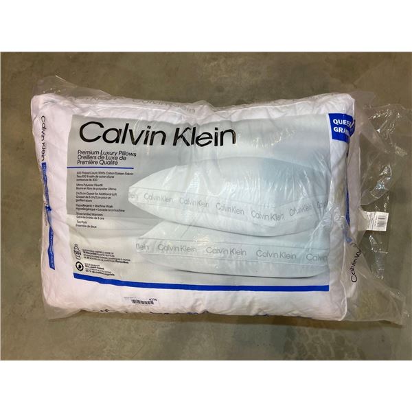 Calvin Klein Queen Size Premium Pillows 2 Pack
