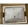 Image 1 : Undermount Bathroom Sink 16" x 11.5"