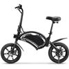Image 1 : Jetson Bolt Up Adult Electric Ride-On, Foot-Pegs, Easy-Folding Mechanism, Built-in Carrying Handle, 