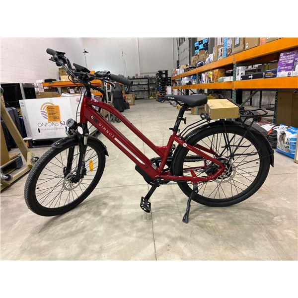 The  GIMNOT D1 electric bike is made to conquer the city, both comfortable on paved roads and gra