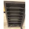 Image 4 : Wine Enthusiast VinoView� 36-Bottle Black Stainless Steel Wine Cellar