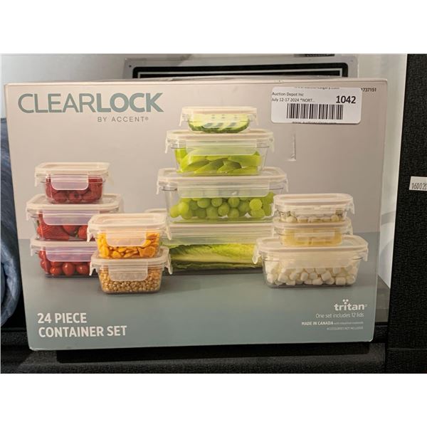 ClearLock 24 Piece Container Set