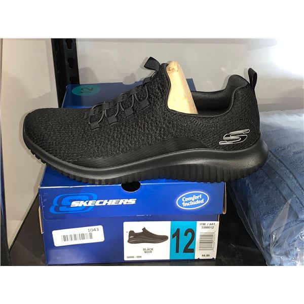 Sketchers Mens Black Size 12 Runners
