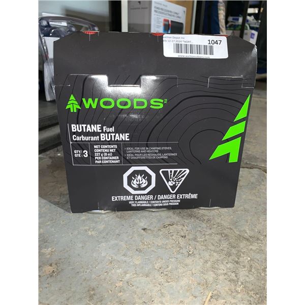 Woods Butane Fuel 3 x 227g