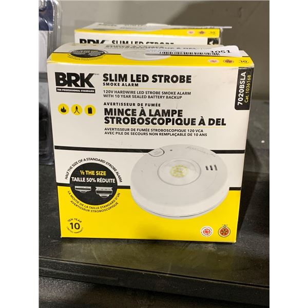 BRK Slim LED Strobe Smoke Alarm