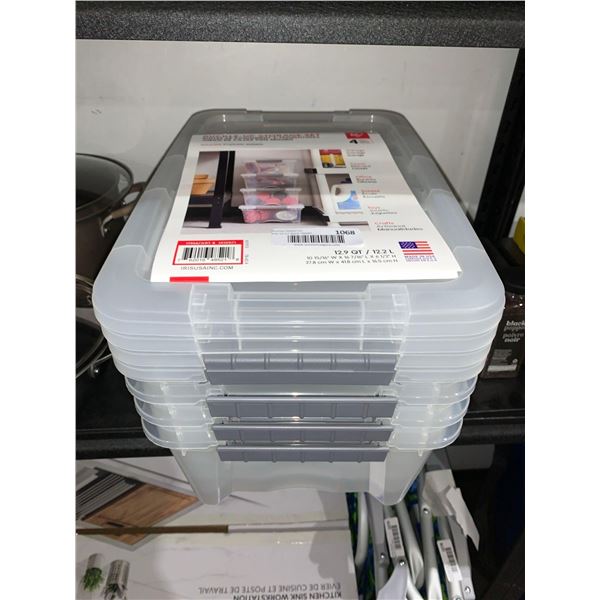 Iris Buckle-Up Storage Set of 4  -  12.2L