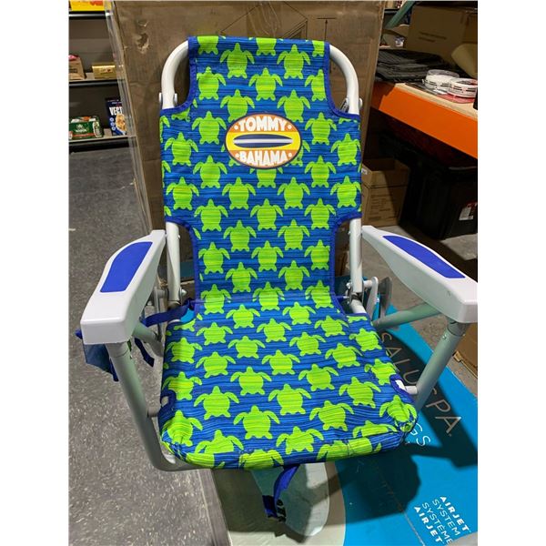 Tommy Bahama Adjustable Backpack Kids Beach Chair