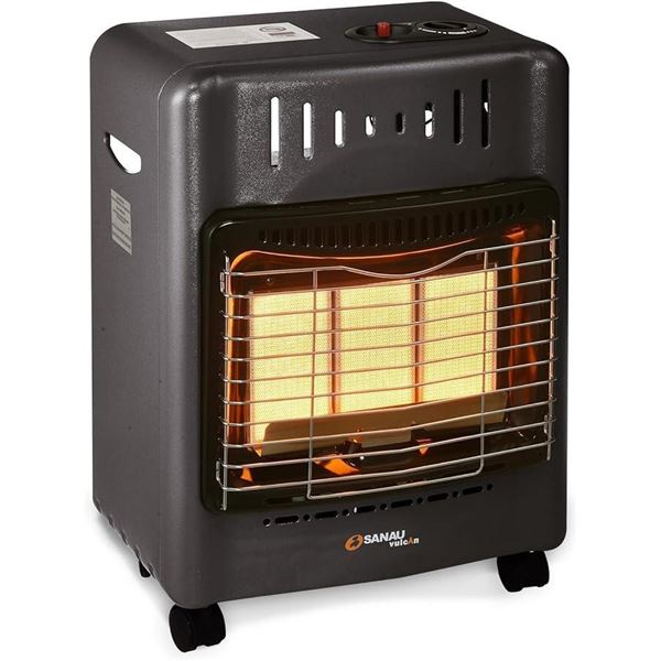 SANAUVULCAN Propane Heater, 18,000 BTU Portable Radiant Heater for Garages, Construction sites and y