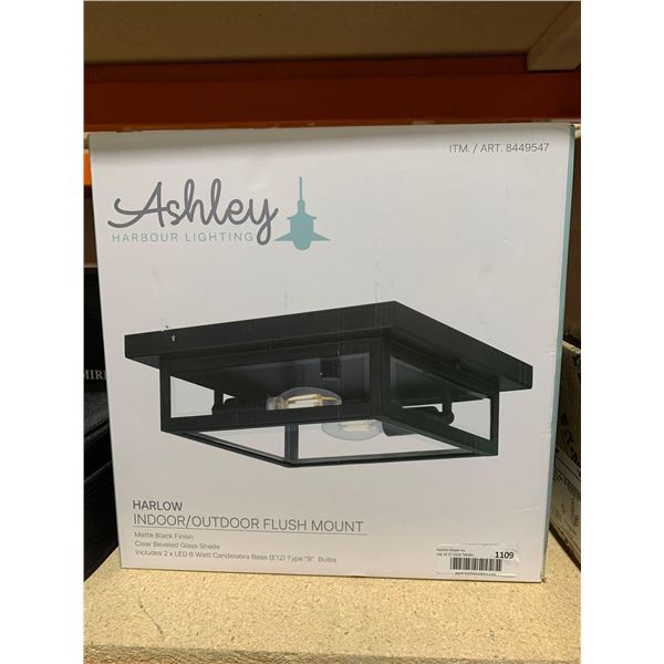 Ashley Harbour Lighting Harlow Indoor / Outdoor  Matte Black Finish