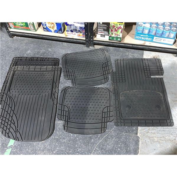 Lot of Rubber Car Floor mats 5pcs