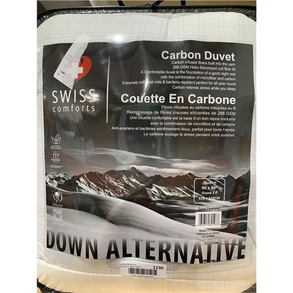 Swiss Comforts Carbon Duvet Doen Alternative Queen Size