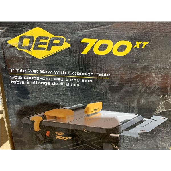 QEP 700XT 7" Tile Wet Saw with Extension Table