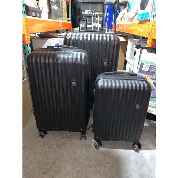 SwissGear  3pc Hard Shell Expandable / Spinner Wheel Luggage Set