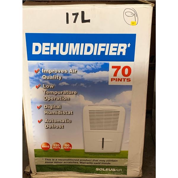 SoleusAir R410  Dehumidifier 70 Pint