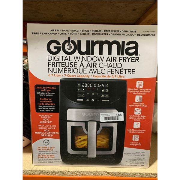 Gourmia Digital Window Air Fryer 6.7L