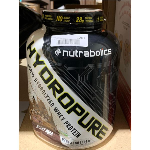 Nutrabolics Hydropure 100% Hydrolyzed Whey Protein 2.04KG