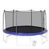 Image 1 : SKYWALKER TRAMPOLINES 14 FT, Round, Bright Blue Outdoor Trampoline for Kids with Safety Enclosure Ne
