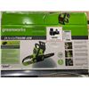 Image 1 : Greenworks 10" Cordless 24V Lithiun Ion Chainsaw with Battery & Charger