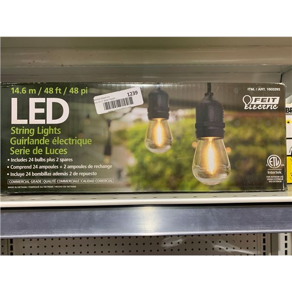 Feit Electric  String Lights 18 Bulbs 48 ft