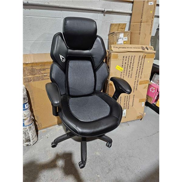 TRUE INNOVATIONS DPS GREY GAMING CHAIR ADJUSTABLE HEIGHT