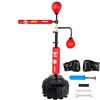 Image 1 : VEVOR Boxing Speed Trainer, Punching Bag Spinning Bar, Training Boxing Ball with Reflex Bar & Gloves
