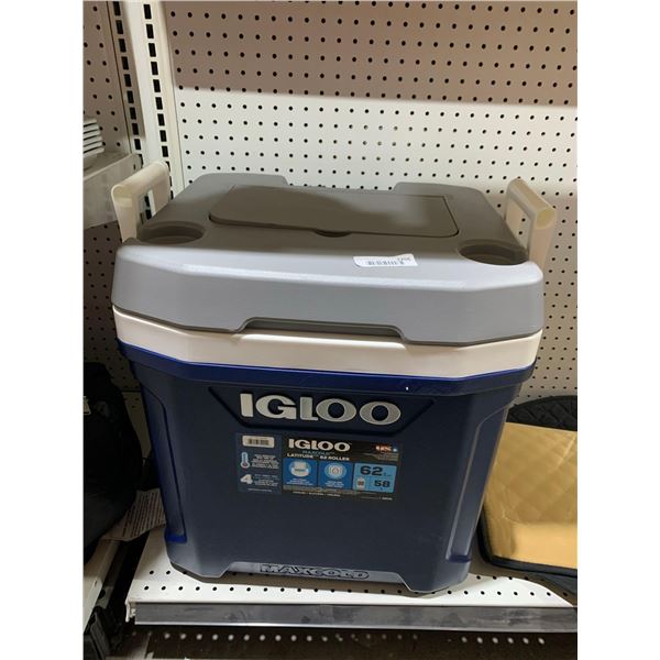Igloo Maxcold Latitude 62 oz Roller Cooler - Please Note Broken Handle
