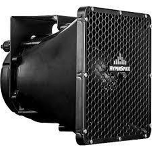 Hyperspike TCPA 10 Black Long Range Speaker, UL 1480 C1D2, ohm, Distributed Audio (25/70/200V), Blac