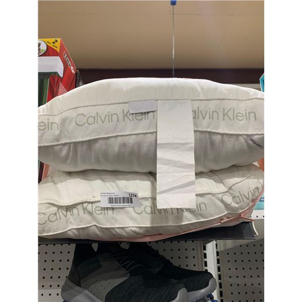 Lot of 2 Standard Queen Size Calvin Klein Bed Pillows
