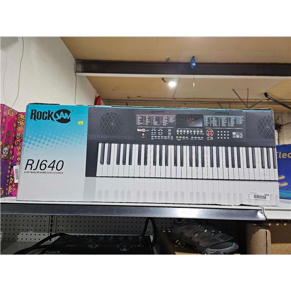 Rock jam rj640-61 key music keyboard with LED screen