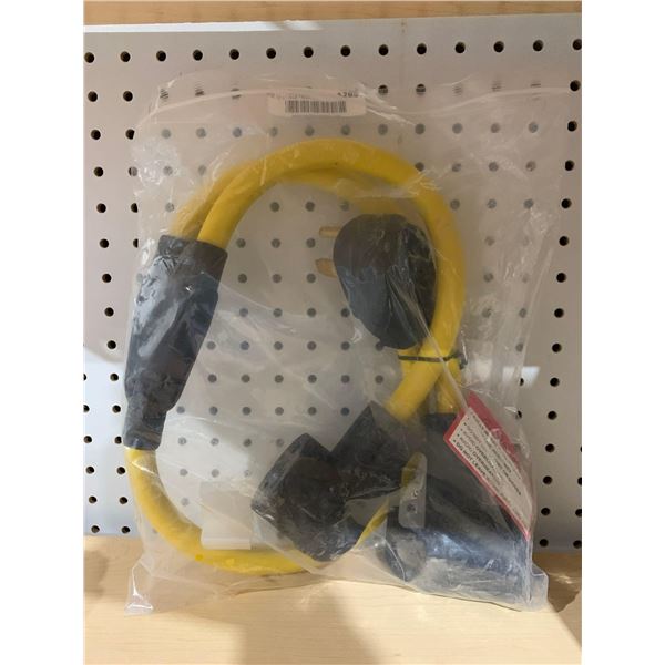 14-30P to 14-30R 120/240V Laundry Power Cord Splitter