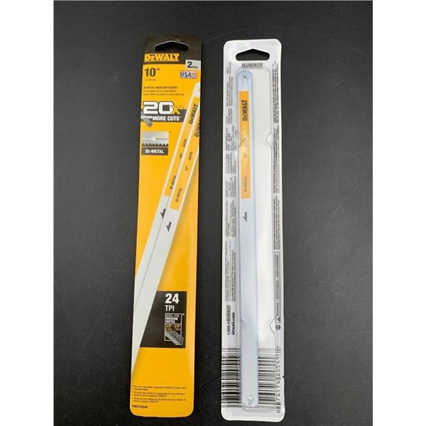 DeWalt 10in Bi-Metal Hacksaw Blades (10ct)